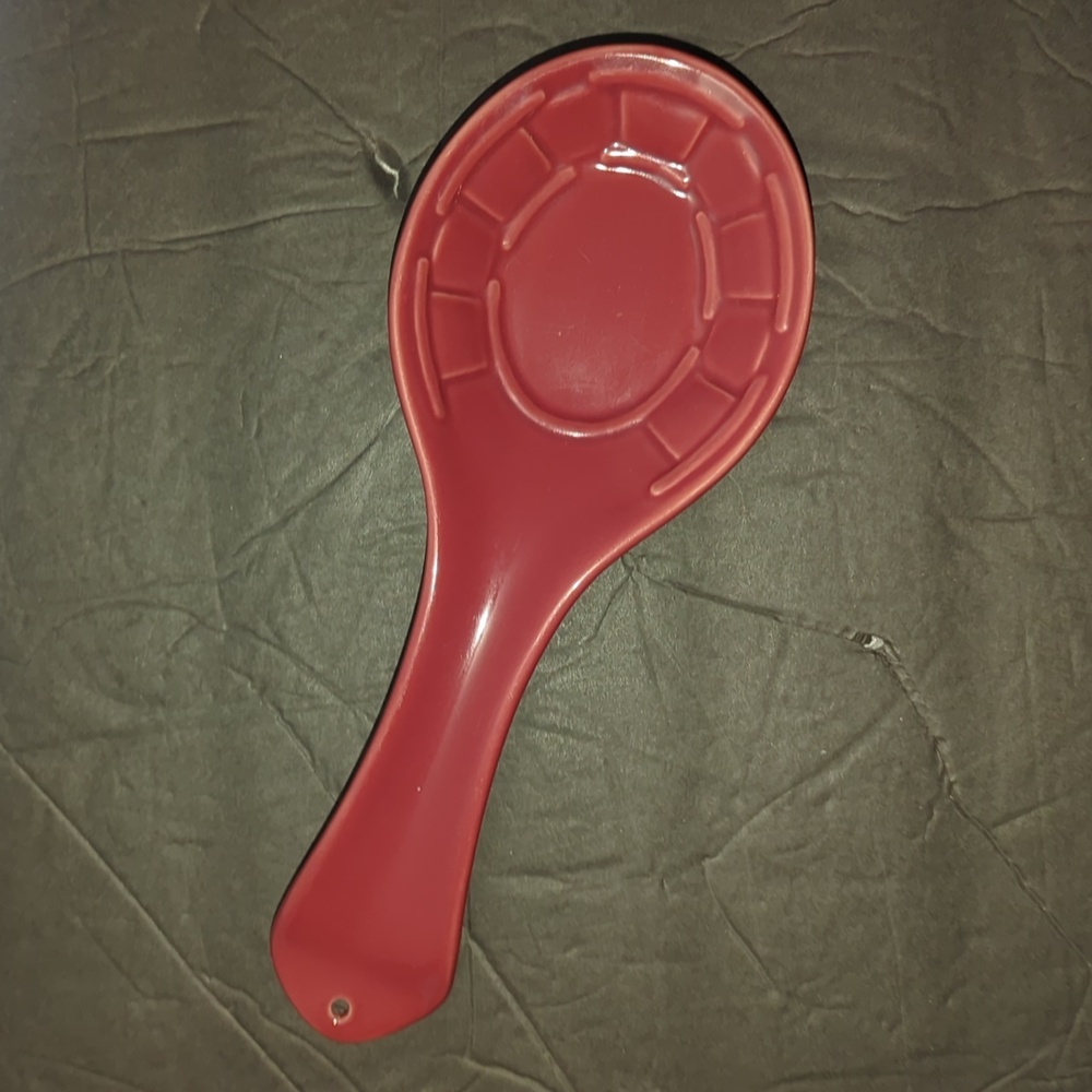 Longaberger Paprika Woven Traditions Spoon Rest